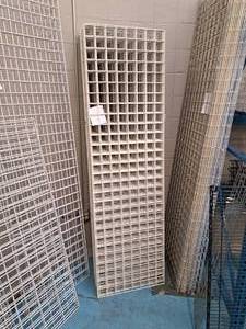 lot 529 image: Lot of (10) Grid Wall Panels 2x7