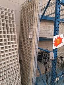 lot 530 image: Lot of (10) Grid Wall Panels 2x8