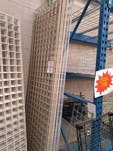 lot 531 image: Lot of (10) Grid Wall Panels 2x8