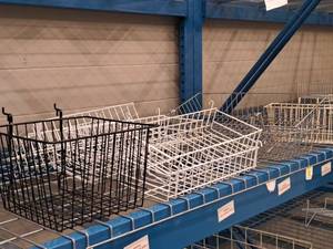 lot 533 image: Grid Panel Baskets - (1) 12x12x8, (6) 18x8x3, (2) 24x12x4, (1) 12x6x6