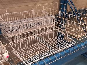 lot 535 image: Grid Panel Baskets - (5) 24x12-12x4, (1) 30x14x10-12