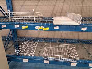 lot 536 image: Grid Panel Baskets - (1) 24x15x3-12, (2) 26x16x6, (1) 48x14x5