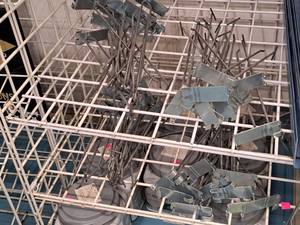 lot 541 image: Lot of (40) 12 Grid Panel Hooks