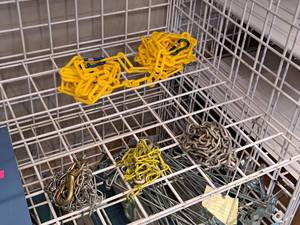 lot 555 image: Authorized Personnel Only Sign with Chains