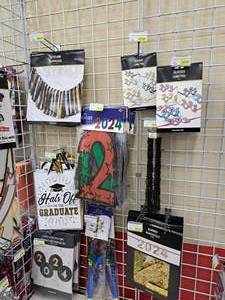 lot 1897 image: Assorted Graduation Party Supplies