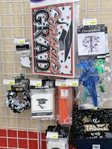 lot 1906 image: Assorted Graduation Party Supplies
