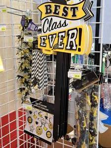 lot 1911 image: Assorted Graduation Party Supplies and Yard Signs