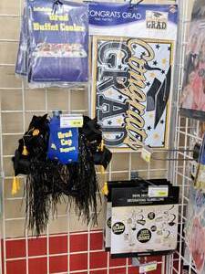 lot 1920 image: Assorted Graduation Party Supplies