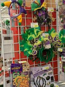 lot 1963 image: Assorted Mardi Gras Party Supplies