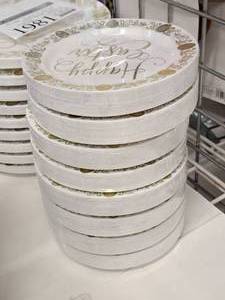 lot 1983 image: Lot of (8 Packs) 7-12 Premium Plastic Easter Plates 20-count ( 160 Total Items )