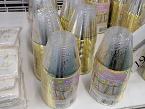 lot 1985 image: Lot of (9 Packs) 9-oz Easter Tumblers 30-count ( 270 Total Items )