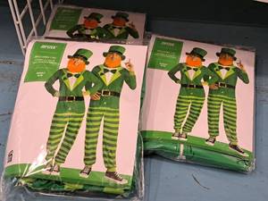 lot 2016 image: Lot of (3) St. Patricks Day Zipster Costumes
