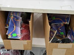lot 2030 image: Lot of (2 Boxes) Metallic Streamers 2x200