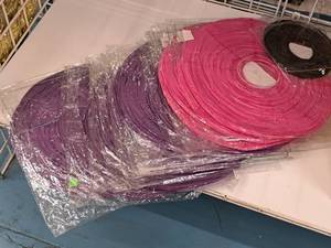 lot 2043 image: Lot of (17) Paper Lanterns
