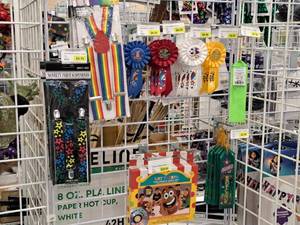 lot 2084 image: Assorted Party Ribbons and Suspenders