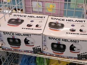 lot 2113 image: Lot of (2) Studio Halloween NASAArtemis Childrens Space Helmets