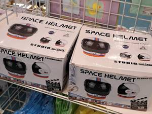 lot 2115 image: Lot of (2) Studio Halloween NASAArtemis Childrens Space Helmets