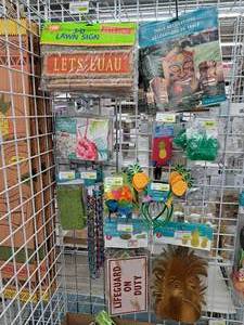 lot 2199 image: Assorted Tropical Party Decorations
