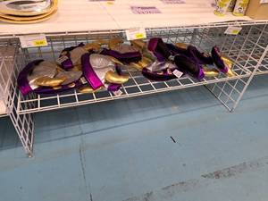lot 2177 image: Lot of (14) Minnesota Vikings Soft Plush Viking Helmets