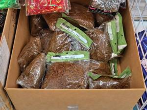 lot 2161 image: Lot of (17) Bags of Shredded Naturals - Grass