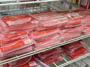 lot 2138 image: Lot of (31) DecoPuffs Packs of 5x5 Tissue Paper Squares