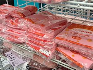 lot 2137 image: Lot of (31) DecoPuffs Packs of 5x5 Tissue Paper Squares