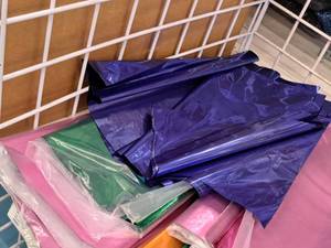 lot 2156 image: (3) Packs of Assorted Color Mylar 18x30 100-sheetspack