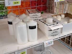 lot 2214 image: Pillar Candles and Votif Candles