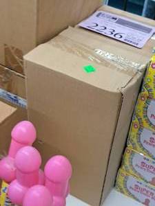 lot 2236 image: Lot of (1 Box) Super Fun Penis Candy Shafts 12-count ( 12 total items )
