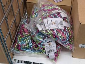 lot 2242 image: Lot of (3 Bags) 36 Willie Bead Necklaces 12-count
