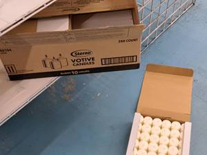 lot 2218 image: Lot of (1 Case) Sterno Votive Candles 288-count ( 288 total items )