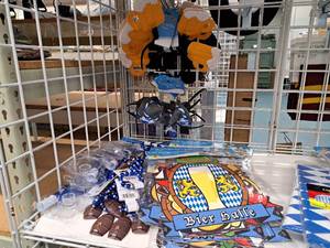 lot 2255 image: Assorted Octoberfest Cut-Outs, Necklaces, Centerpieces