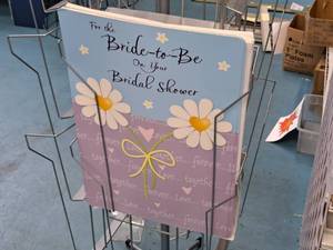 lot 2278 image: Lot of (4) Bridal Shower Cards w Envelope 16x24