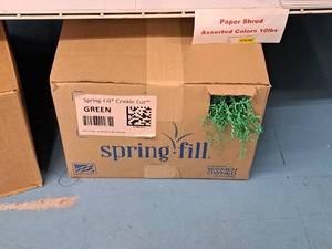 lot 2277 image: Lot of (1 Box) 10# Crinkle Cut Paper Shred