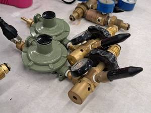 lot 2393A image: Lot of (2) Tank Regulator Valves (Used)