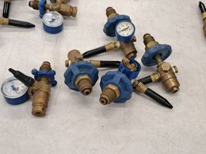 lot 2395 image: Lot of (5) Helium Tank Regulator Valves (Used)