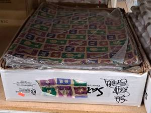 lot 2302 image: Lot of (6 Reams - 200ctream) Christmas themed Tissue Wrap 20x30
