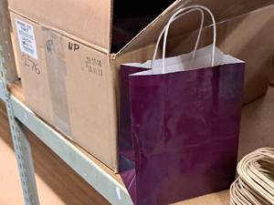 lot 2332A image: Lot of (275) Wine Tint Gift Bags 8-14x4-34x10-12
