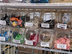 lot 2549 image: Lot of (10 Containers) 11 Assorted Latex Balloons - Various Colors and Designs