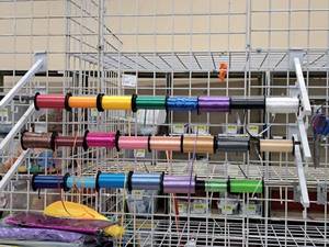 lot 2550 image: Lot of (3 Reels21-spools) Assorted Ribbon