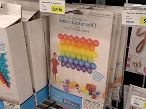 lot 2430 image: Lot of (5) Balloon Backdrop Kits