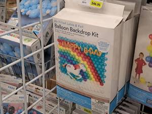 lot 2431 image: Lot of (2) Unicorn Foil&Latex Balloon Backdrop Kits