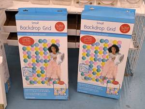lot 2436 image: Lot of (2) Small Balloon Backdrop Grids