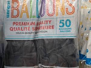lot 2450 image: Lot of (4 Packs) 12 Purple Crystal Latex Balloons 50-count ( 200 Total Items )