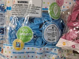 lot 2455 image: Lot of (10 Packs) Gemar 12 Light Blue Metallic Latex Balloons 50-count ( 500 Total Items )