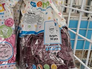 lot 2458 image: Lot of (10 Packs) Gemar 12 Burgundy Metallic Latex Balloons 50-count ( 500 Total Items )
