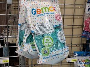 lot 2473 image: Lot of (7 Packs) Gemar 12 Aquamarine Latex Balloons 50-count ( 350 Total Items )
