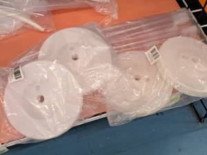 lot 2481 image: Lot of (4) Balloon StandsFloats (2-packs, 2-per pack) 8-12Dx1
