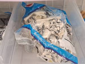 lot 2493 image: Lot of (1 Pack) Qualatex 11 Mustache Style Printed Latex Balloons 50-count ( 50 Total Items )