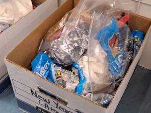 lot 2510 image: Box of Assorted New Years Party Balloons (Over 20 Packs)